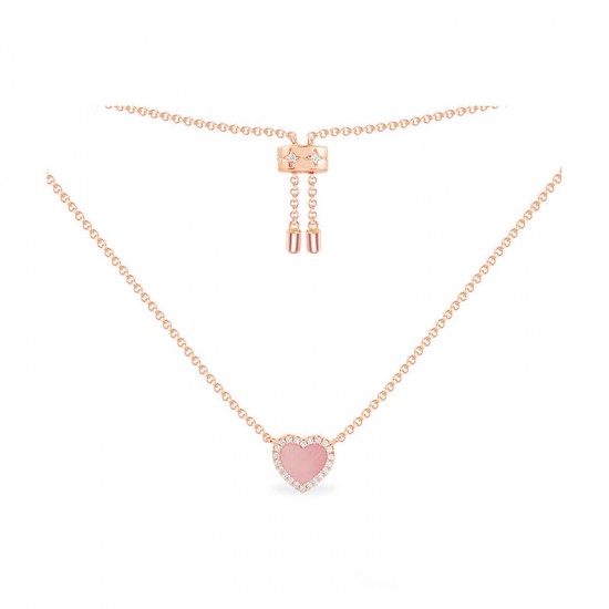 Rose Gold Collarbone Necklace For Women