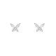 Silver Butterfly Stud Earrings For Women
